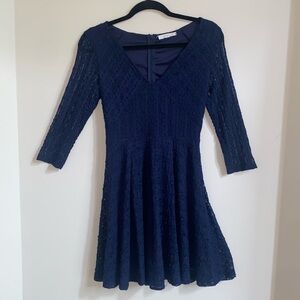 Lush Navy Dress